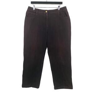 St. John Crop Jeans Casual Black Ankle Denim Pant Pants - 14